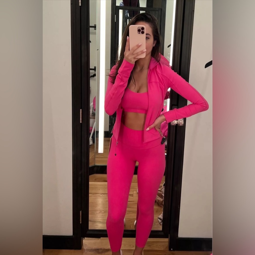 Lululemon Align Leggings High Rise Sports Yoga Pant Size 6 Sonic Pink - Picture 4 of 7